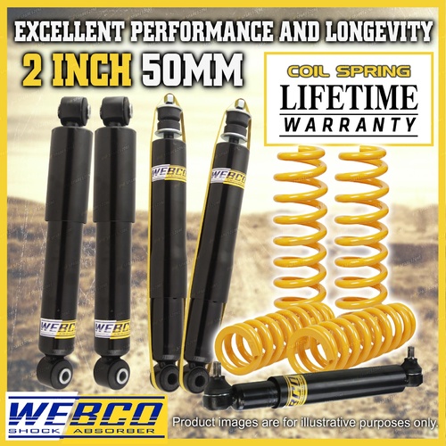 2 Inch 50mm Lift Kit Webco Shocks Damper King Springs for Ford Maverick DA