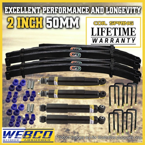2 Inch Lift Kit Shock Absorbers EFS Leaf Springs for Toyota Hilux RN LN 36 46