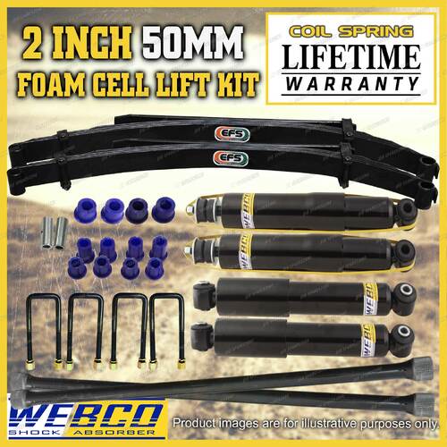 2" Lift Kit Foam Cells EFS Torsion Bar Leaf for Holden Rodeo TFS R7 R9