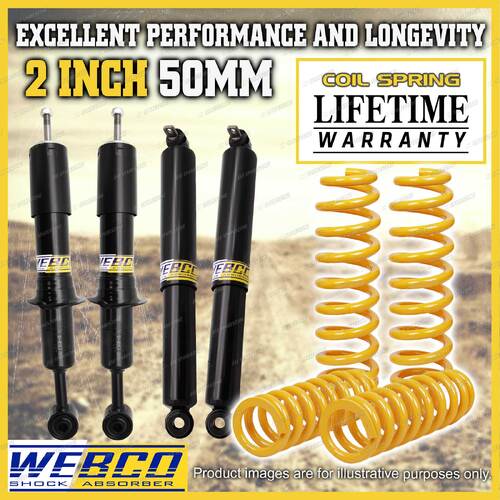2"50mm Lift Kit Webco Shocks King Coil Spring for GWM Great Wall Tank 300 Petrol