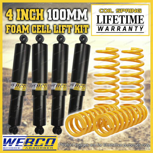 4" 100mm Lift Kit Foam Cell Shocks King Coil for Ford Maverick DA Wagon 88-94