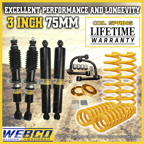 3 Inch Lift Kit Shock King Coil Control Arm Spacer for Ford Everest 15-18