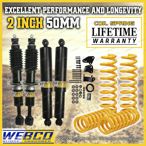 2 Inch Lift Kit Webco Shock King Coil Diff Drop Kit for Ford Everest 15-18