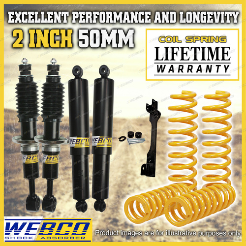 2 Inch Lift Kit Webco Shock King Coil Diff Drop Kit for Isuzu MU-X 13-on