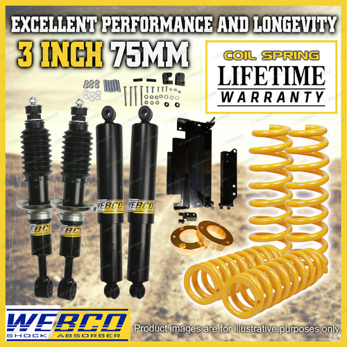 3" Lift Kit Shock King Coil Diff Drop Kit Spacer for Nissan Navara NP300 Coil