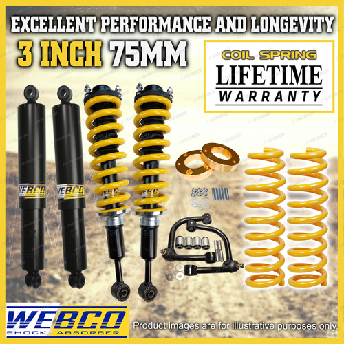 3" Lift Kit Pre Assembled King Coil Control Arm Spacer for Holden Colorado 7 RG