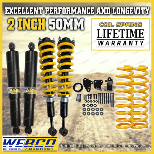 2" 50mm Lift Kit Pre Assembled King Coil Diff Drop Kit for Ford Everest 15-18