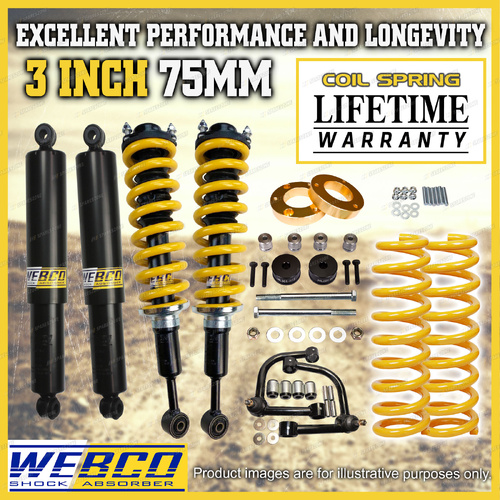 3" Lift Kit Pre Assembled King Coil Diff Arm Spacer for Toyota FJ Cruiser GSJ15