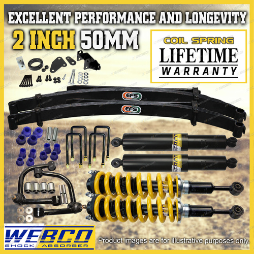 2" Lift Kit Pre Assembly King Coil EFS Leaf Control Arm Diff for Ford Ranger PX3