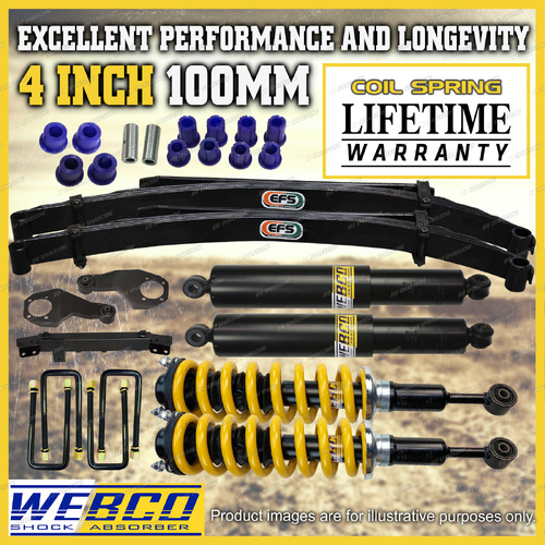 4" + 2" Assembled Lift Kit EFS Leaf Arm Diff Spacer for Mitsubishi Triton MQ