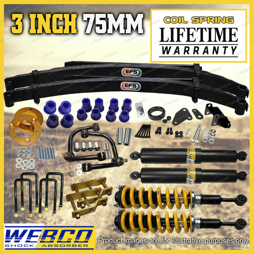 3"75mm Lift Kit Pre Assembly King Coil EFS Leaf Arm Diff for Ford Ranger PX3