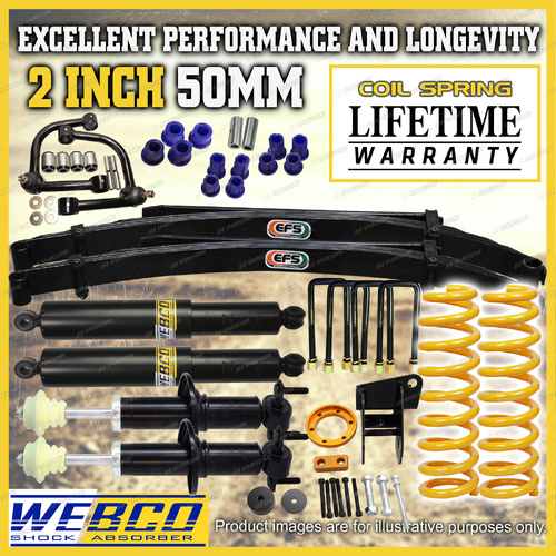 2" 50mm Lift Kit King Coil EFS Leaf Control Arm Diff Drop for Ford Ranger PY