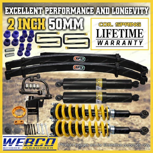 2" Lift Kit Complete Strut EFS Leaf Control Arm Diff Drop for Ford Ranger PY