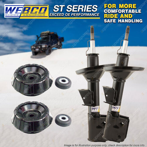 Front Shock Absorbers Strut Mount Bearing Kit for Suzuki Swift RS415 Hatch 05-11