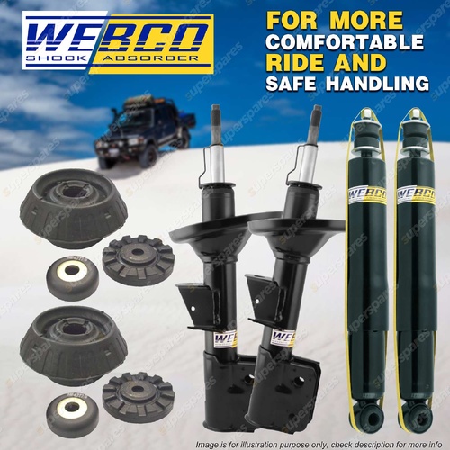 Front Rear Shock Absorber Strut Mount Bearing Kit for Honda Jazz GD 04/05-07/08