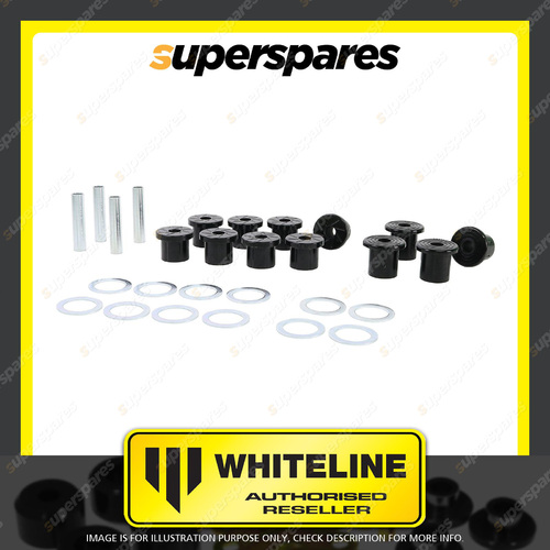 Whiteline Rear Spring Bushing Kit for Toyota Landcruiser 76 78 79 4.2 4.5L 98-On