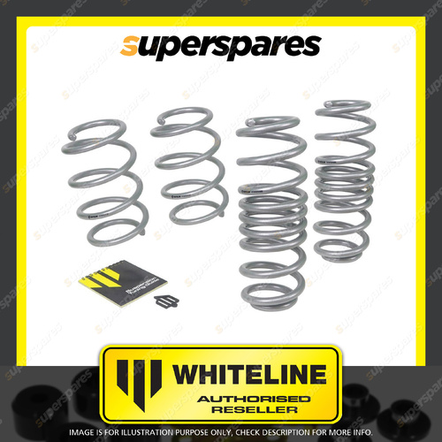 Whiteline Front Rear Coil Springs Lowered for Volkswagen Golf Mk8 CD CG 4motion