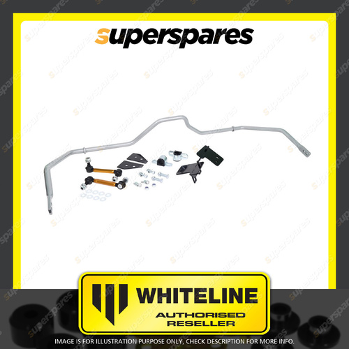 Whiteline Rear Sway Bar - 24mm 2 Point Adjustable for Volkswagen Amarok T1 22-On