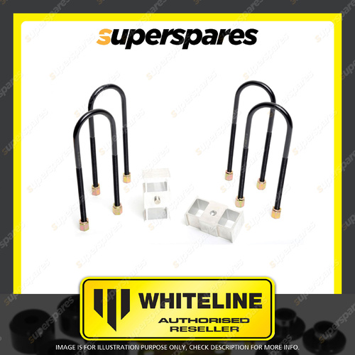 Whiteline Rear Lowering Block - Kit for Toyota HiAce 200 Series 2005-2019 1.5"