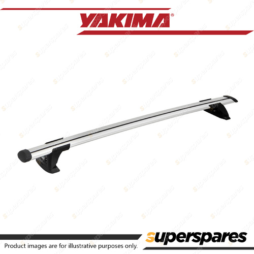 Yakima Aero Through Bar Silver 119cm Single - Roof Rack Bar Locks Securely