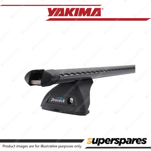 A Pair of Yakima Heavy Duty Bar Black 120cm Aluminium Roof Rack Bar