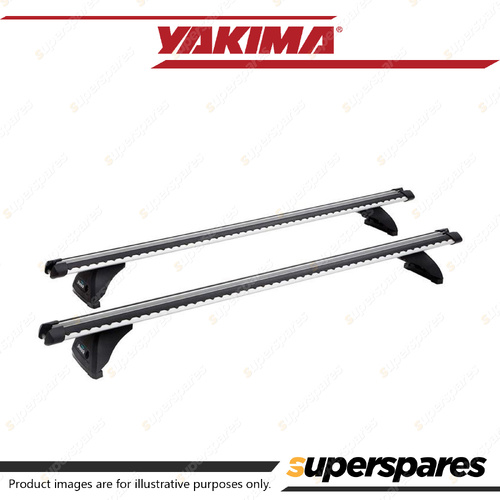 A Pair of Yakima Heavy Duty Bar Silver 120cm Aluminium - Roof Rack Bar