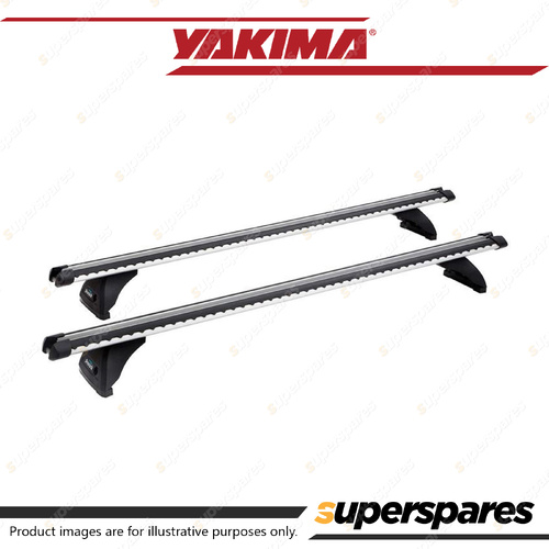 A Pair of Yakima Heavy Duty Bar Silver 137.5cm Aluminium - Roof Rack Bar