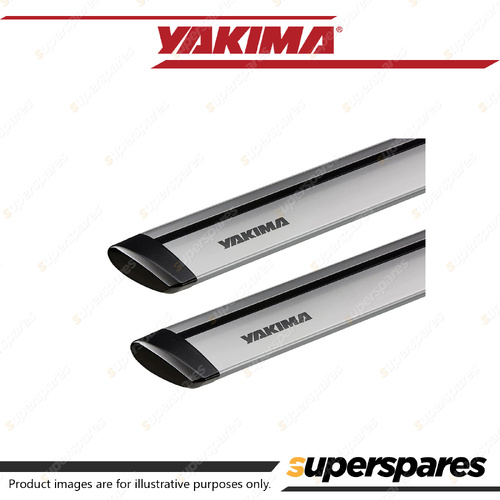 2 x Yakima JetStream Bars L 178cm Silver Seamless Extruded Aluminium