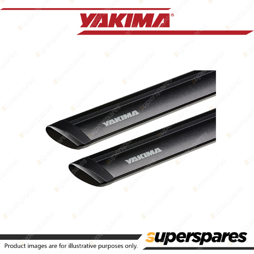 2 x Yakima Jetstream Bars XS 111cm Black - Aluminium Roof Rack Bar