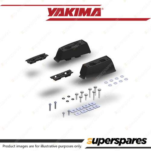 Yakima LockNLoad Fixed Point Kit 2Bar - Black Height 8cm Length 24cm