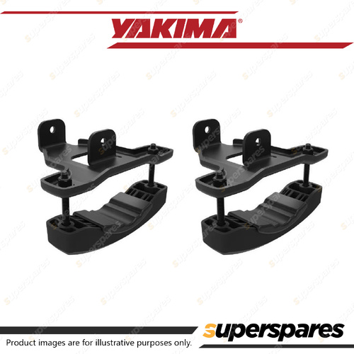 2 x Yakima LockNLoad Platform To Crossbar Clamps Attach Rack Crossba