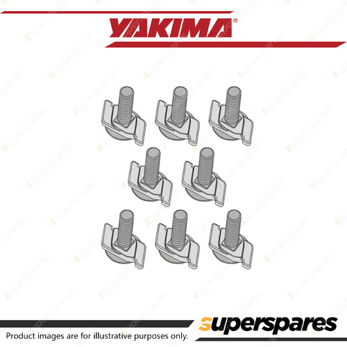 Yakima LockNLoad Universal Track Bolt Kit M6 x 45mm Available in 5 Sizes