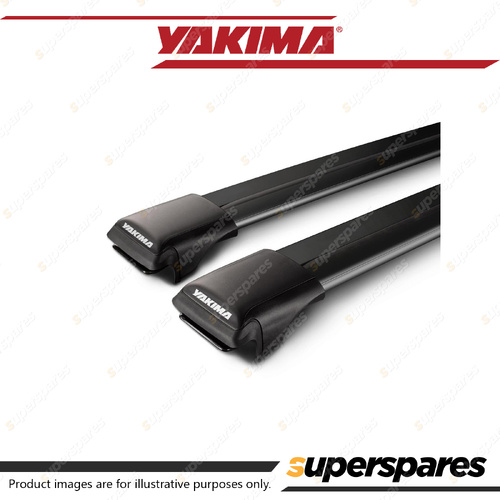 2 x Yakima Rail Bar 103cm Black S47YB Roof Rack Bar Patented SmartFill