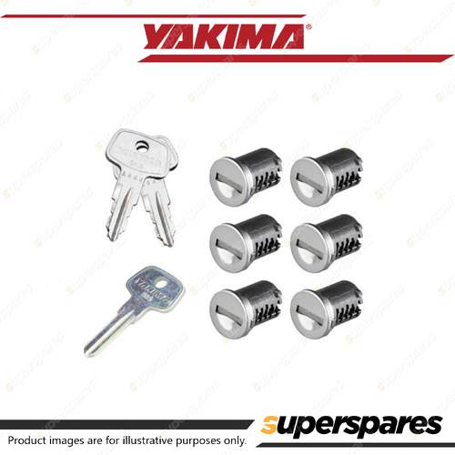 Yakima Replacement SKS Lock Cores Includes 6 SKS Cores and 2 Matching Keys