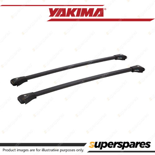 A Pair of Yakima Standard Rail Bar Black 92 To 102 cm - Roof Rack Bar