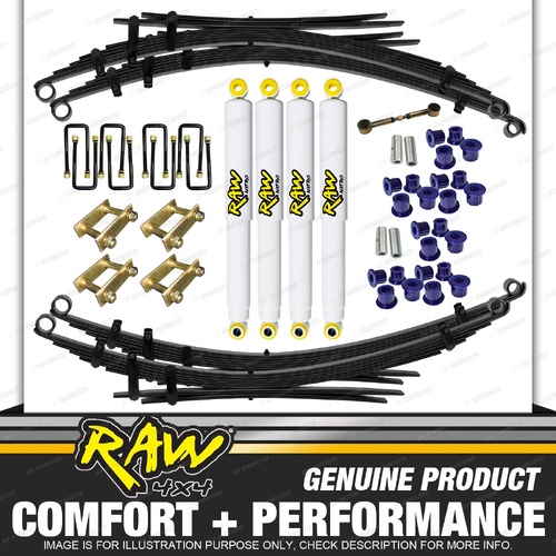 RAW Shock Leaf Springs for TOYOTA 4 RUNNER LN YN 60 SERIES 2"50mm Lift Kit 150KG